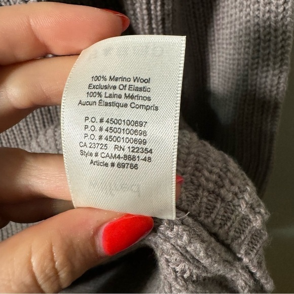 Aritzia Wilfred Montpellier Dress merino wool XS oversized - Picture 8 of 8